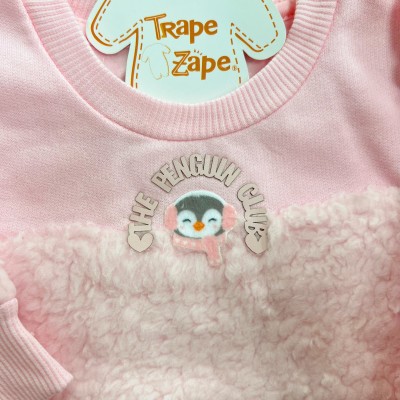 Conj. Casaco The Penguin Club e Calça de Moletom - Rosa